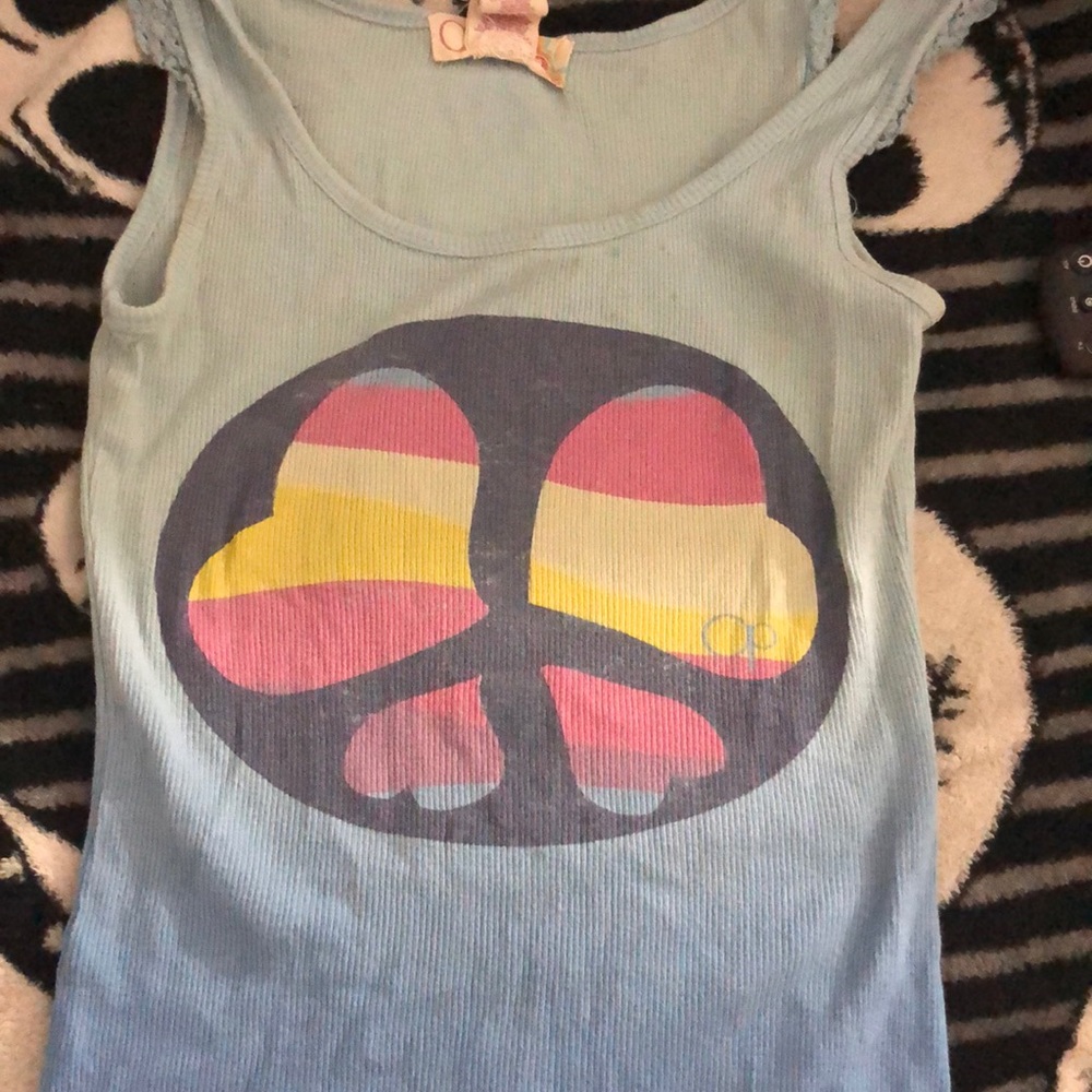 ☮️ sign shirt very cute for sleep wear 💙